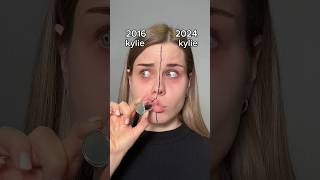 2016 VS 2024 KYLIE BEST MAKEUP LOOK winter makeup look makeuptutorial [upl. by Maureen]