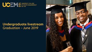 Undergraduate livestream  Graduation – June 2019 [upl. by Winni]