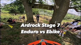 Ardrock Enduro 2024 Stage 7 Enduro vs Ebike [upl. by Towny479]