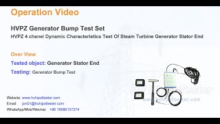 Operation Video of HVPZ Generator Bump Test Set [upl. by Macintyre891]