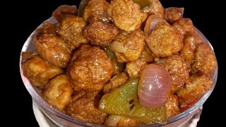 Soya manchurian recipe ll Soya chunks recipe ll easy and tasty soya manchurian [upl. by Kelsi35]