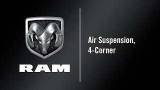 Air Suspension 4Corner  How To  2021 Ram 1500 DT [upl. by Anuaf]