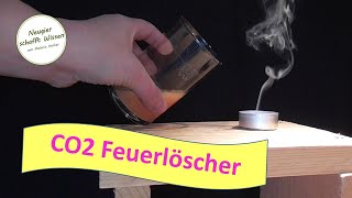 CO2 Feuerlöscher mit Brausetablette  Experimente mit Kohlendioxid für Kinder [upl. by Traweek563]