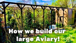 How to build outdoor aviary the perfect aviary for breeding aviary birds aviary [upl. by Eelirol]