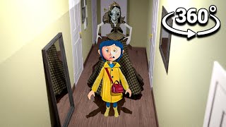 360° Coraline Breaks into YOUR House  CORALINE [upl. by Herahab]