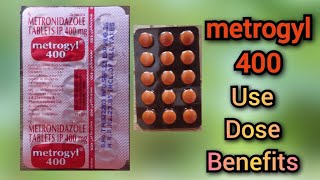 metrogyl 400mg tablet uses in hindi  metronidazole tablet 400 IP [upl. by Arytas]