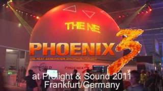 Phoenix Showcontroller at ProlightampSound 2011 in Frankfurt  Laser Dome [upl. by Philo287]