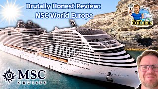 Brutally Honest Review MSC World Europa 7Day Mediterranean Cruise  MSCs Largest Ship Exposed [upl. by Packston195]