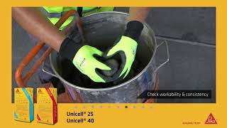 Sika® Concrete Repair Mortar Unicell® 25 and Unicell® 40 [upl. by Gibb225]