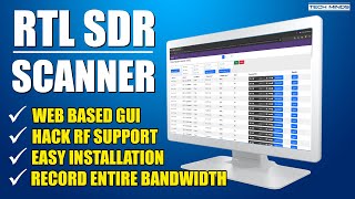 RTL SDR Scanner  FULL Bandwidth Recording With WEB UI [upl. by Palgrave]