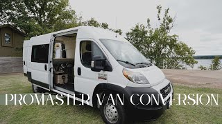 VAN TOUR  Ram Promaster Van 2500 Camper Conversion [upl. by Eblehs]