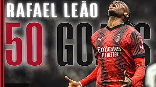 Rafael Leão all 50 goals in Rossonero  Goal Collection [upl. by Bergess114]