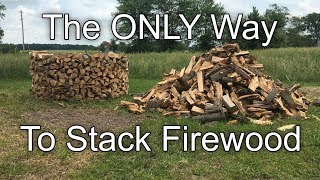 How to Stack Firewood  Holz Hausen Pt 1 [upl. by Iaoh]