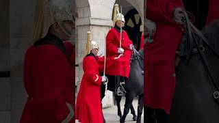 Household Cavalry on Display👏❤️youtubeshorts horseguardsparade shorts [upl. by Aihtnic]