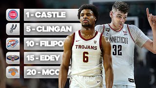 NBA Mock Draft 2024  Post March Madness [upl. by Ative]