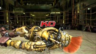 Real Steel The Game All Fights Xbox 360 HD [upl. by Elbert]