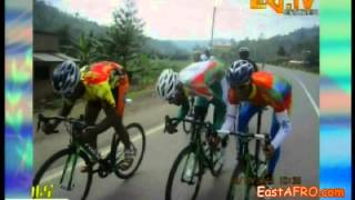 ERiTV Eritrean Cyclist Reportage from Tour Rwanda November 20 2014 [upl. by Yelkcub]