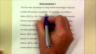 How to write a body paragraph [upl. by Delora46]