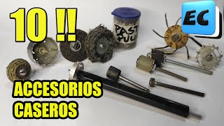 🤑🤑 AHORRA DINERO 10 ACCESORIOS CASEROS PARA MINI TORNO DREMEL [upl. by Spiers614]