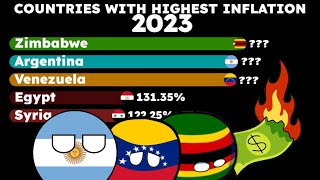 Countries With Highest Inflation 2023  Zimbabwe Argentina Venezuela and Others [upl. by Travis]