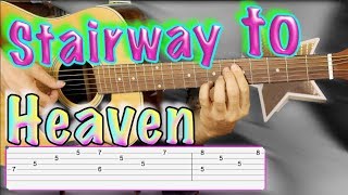 Stairway to Heaven Gitar Dersi TAB  Guitar Lesson  How to play [upl. by Wager922]