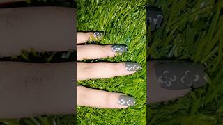 Easy gray nail art viralvideo nails shorts live video viralshort song Manicura24Nailart [upl. by Rodi]