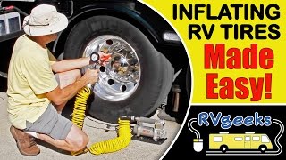 How To Inflate RV Tires The Easy Way Hint Use a Viair 400PRV [upl. by Arch116]