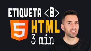 Etiqueta B Bold en HTML ¿Qué es y cómo se pone Ejemplo [upl. by Helban]