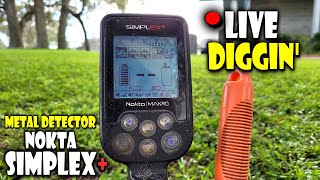 Nokta SIMPLEX METAL DETECTING  Back to the PARK LIVE DIGGIN SIGNALS [upl. by Flam915]