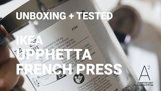 TESTED IKEA UPPHETTA FRENCH PRESS COFFEE MAKER COFFEE COFFEETIME IKEA [upl. by Bryce809]