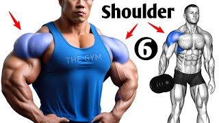 6 Huge Shoulder Workout At Gym  Build Massive Shoulders [upl. by Nosduj172]