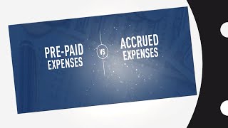 Prepaid Expenses vs Accrued Expenses  Adjustment Entries [upl. by Grevera]