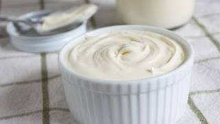 Homemade Sour Cream How to Make Creme Fraiche [upl. by Sulamith]