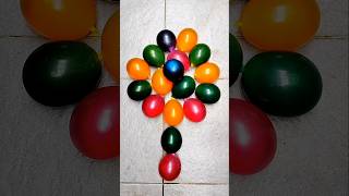 ASMR Creating Beautiful Flower From Colorful Mini Balloons Pop Reverse Video Satisfying [upl. by Talmud226]