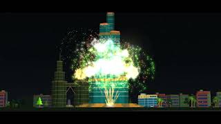 dragon fireworks feplay no music [upl. by Maag]