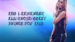 Avril Lavigne Wish You Were Here Lyrics [upl. by Sterrett]