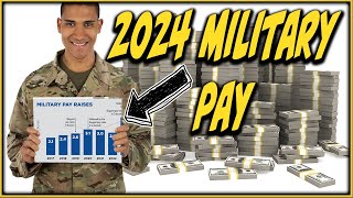 2024 Military Pay chart  What will you make [upl. by Filbert]