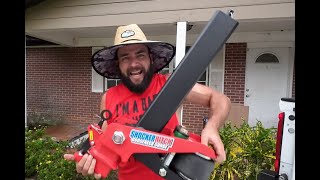 Installing the Shocker hitch on my Big Tex 22GN Gooseneck Trailer during Hurricane Debby [upl. by Ellemrac56]