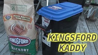 Kingsford Kaddy Charcoal Bin Review [upl. by Rellim]