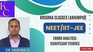 Significant Figures for NEETIITJEE [upl. by Eelana]