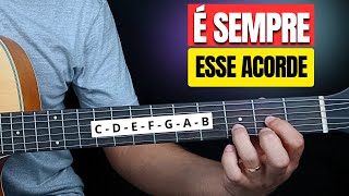 Como saber o PRÓXIMO acorde da música SÓ EM OUVIR São apenas 3 PASSOS [upl. by Des986]