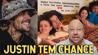 Justin Bieber TEM CHANCE com Selena Gomez que VIVE relacionamento NÃO MONOGÂMICO com Benny Blanco [upl. by Denten]