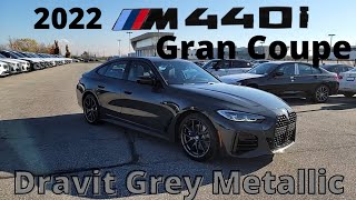 Showcase 2022 BMW M440i xDrive Gran Coupe Individual Edition Dravit Grey Metallic Exhaust Test [upl. by Nahem]