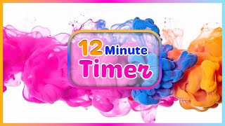 12 Minute Timer Relaxing Countdown Music Classroom [upl. by Ennaisoj]