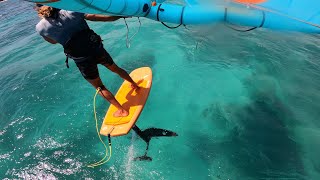 Wing Foiling Kailua Oahu  Hawaii [upl. by Roseanna560]