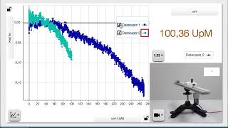 QuickStart Datalogging Zentripetalkraftversuch [upl. by Leshia229]