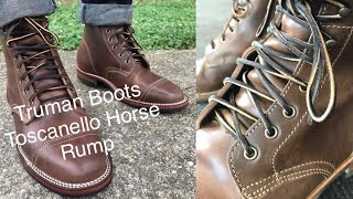 Truman Boots in Toscanello Horse Rump [upl. by Alema224]