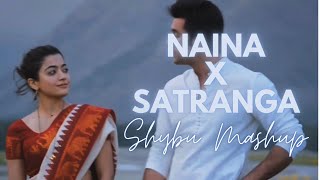 Naina X Satranga  Shybu Mashup  Full Version [upl. by Atinauq]