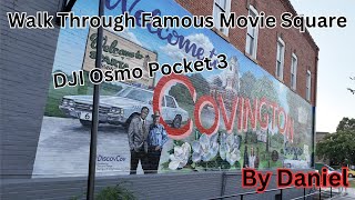 A Walk Through A Famous Movie Town Square Using The DJI Osmo Pocket 3 [upl. by Rip]