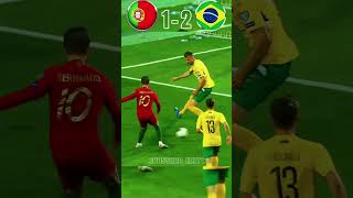 Rare Moments In Football  Portugal VS Brazil 2026 World Cup Imaginary Final  ronaldo vs neymar [upl. by Furiya481]